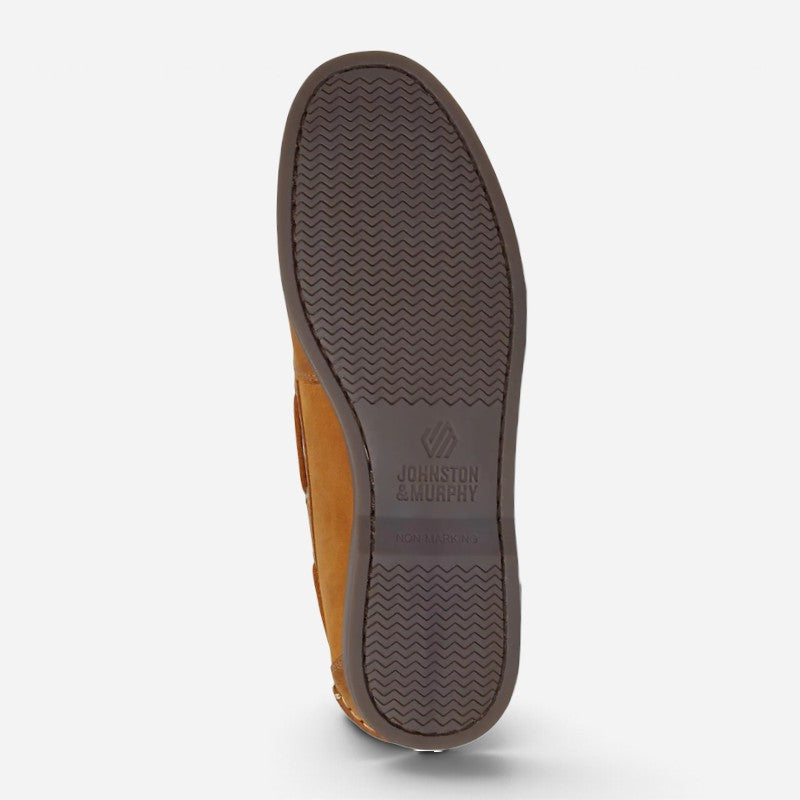 Big Kid's Zeke Boat Shoe Tan Oiled Leather