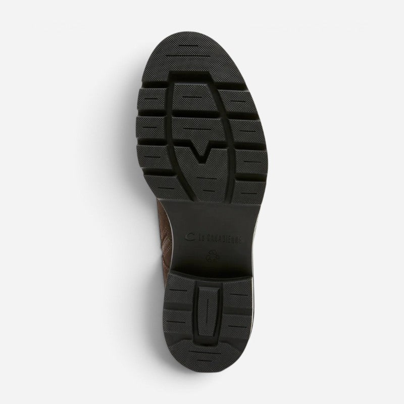Secure Brunette Suede