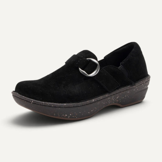 fynn black suede