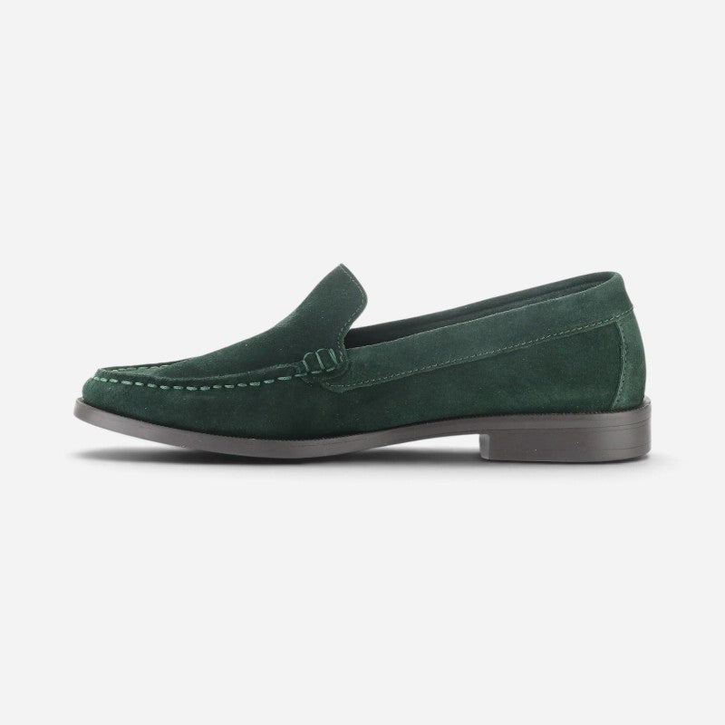 Dela Green Jewel Suede