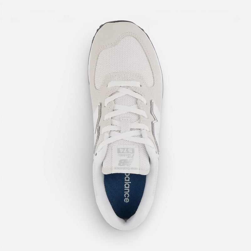Kid's 574 Core Grey With White