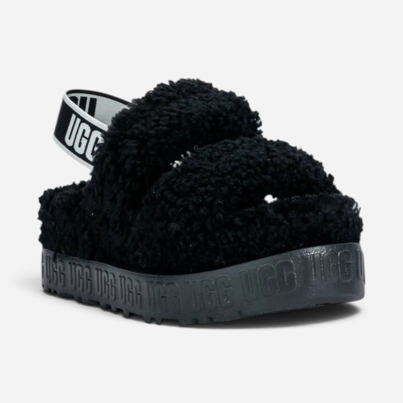 Oh Fluffita Slipper Black