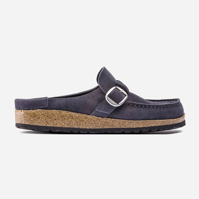 Buckley Navy Suede Leather Narrow