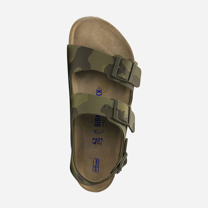 Milano Men's Soft Footbed Desert Soil Birko-Flor Narrow