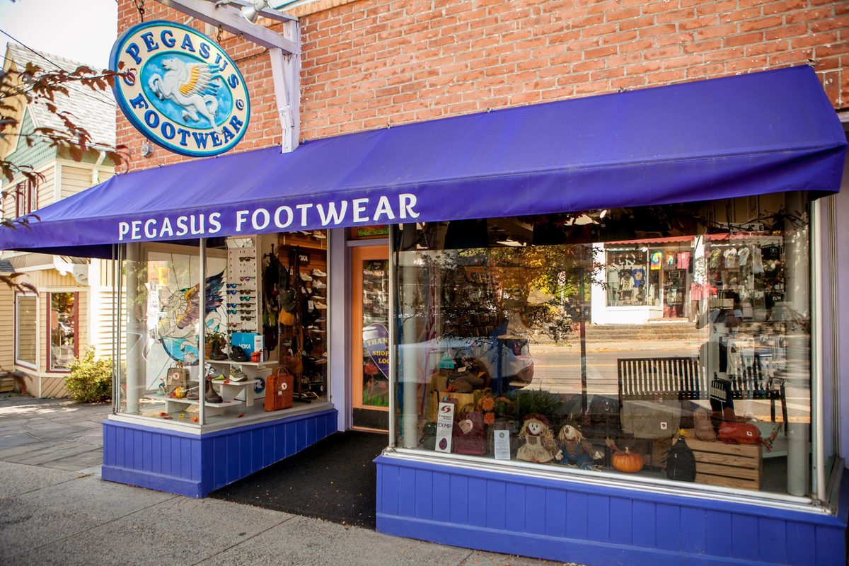 Pegasus Footwear Woodstock storefront